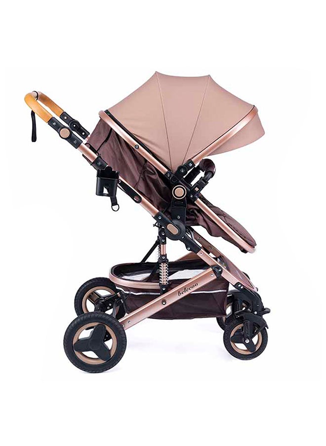 belecoo 5 Khaki - 3 In 1 Lite Pram  - Image 3