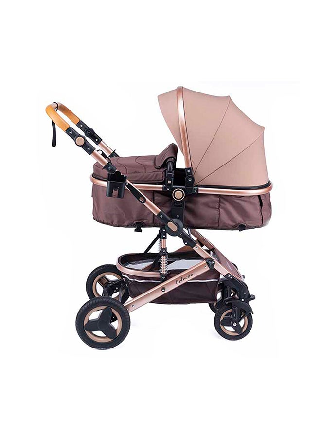 belecoo 5 Khaki - 3 In 1 Lite Pram  - Image 2