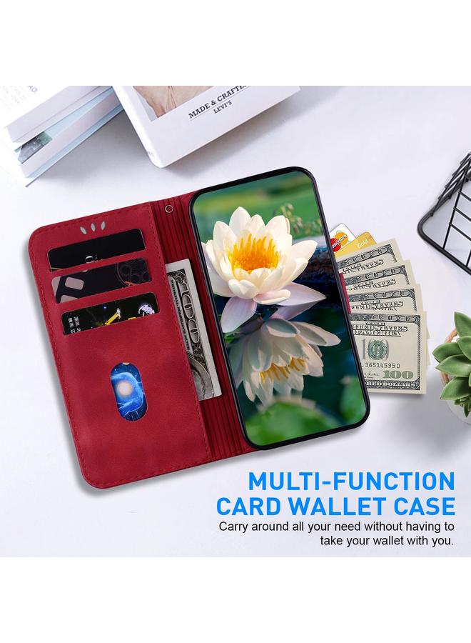 erorex Case For Honor X8a Lotus Embossed Leather Phone Case  - Image 4