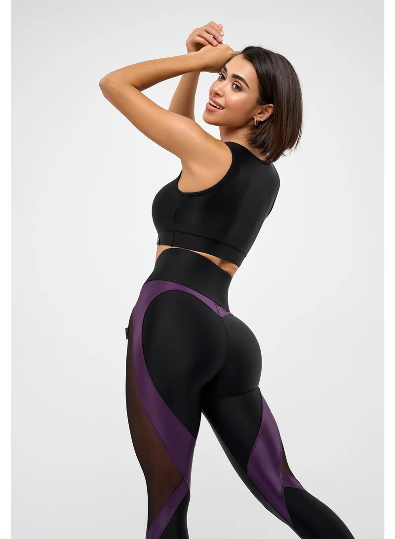 Bona Fide X-girl Corsage Violet X-girl Corsage High Waist Gym Leggings for Women for Women | Best Price UAE