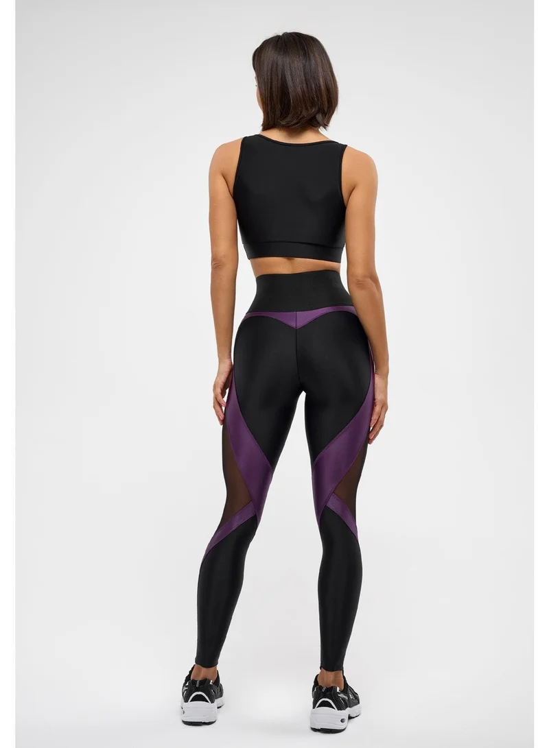 Bona Fide X-girl Corsage Violet X-girl Corsage High Waist Gym Leggings for Women for Women | Best Price UAE