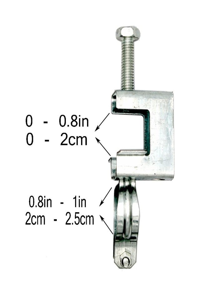 WANLIAN 10Pcs Cable Clamp for Pipe, Conduit Hanger with Beam Clamp, Cable Hangers for Wire, I Beam Clamps - Image 2