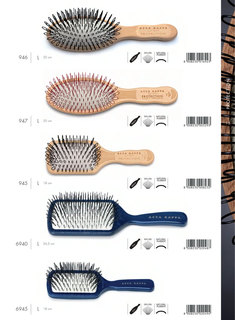 ACCA KAPPA PROTECTION Hair Brush | 18 cm. - Image 3