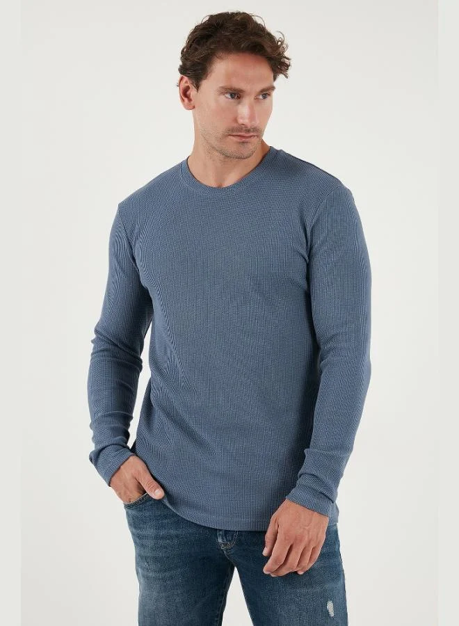 Buratti  Buratti Cotton Crew Neck Slim Fit Basic Sweatshirt Men's SWEAT 5905073 for Men | Best Price UAE