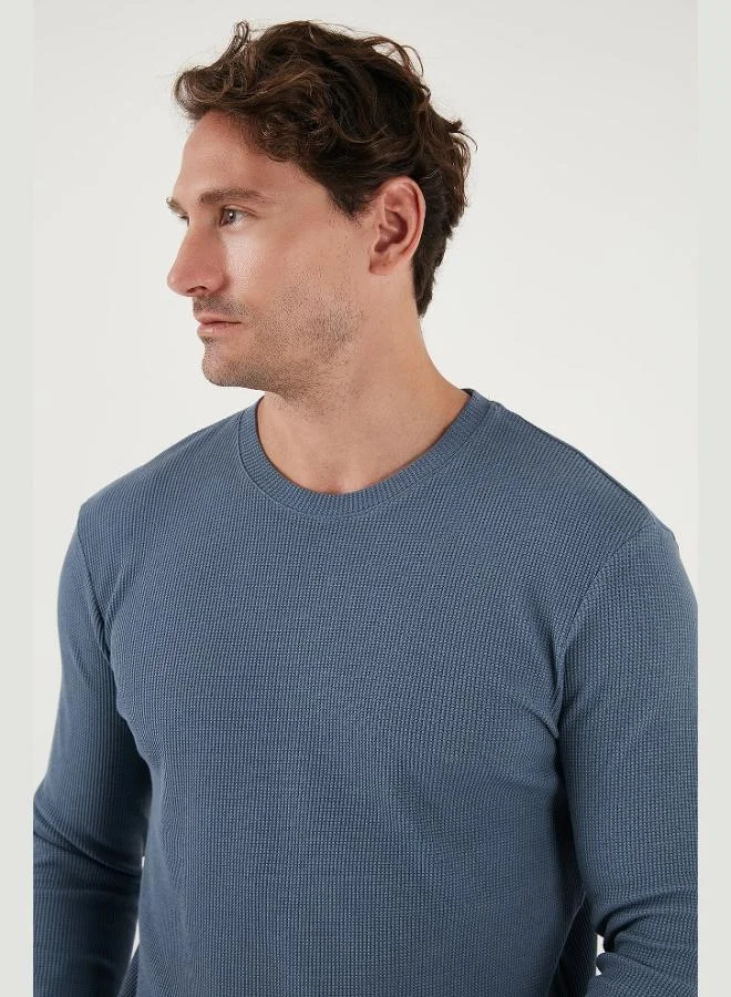 Buratti  Buratti Cotton Crew Neck Slim Fit Basic Sweatshirt Men's SWEAT 5905073 for Men | Best Price UAE