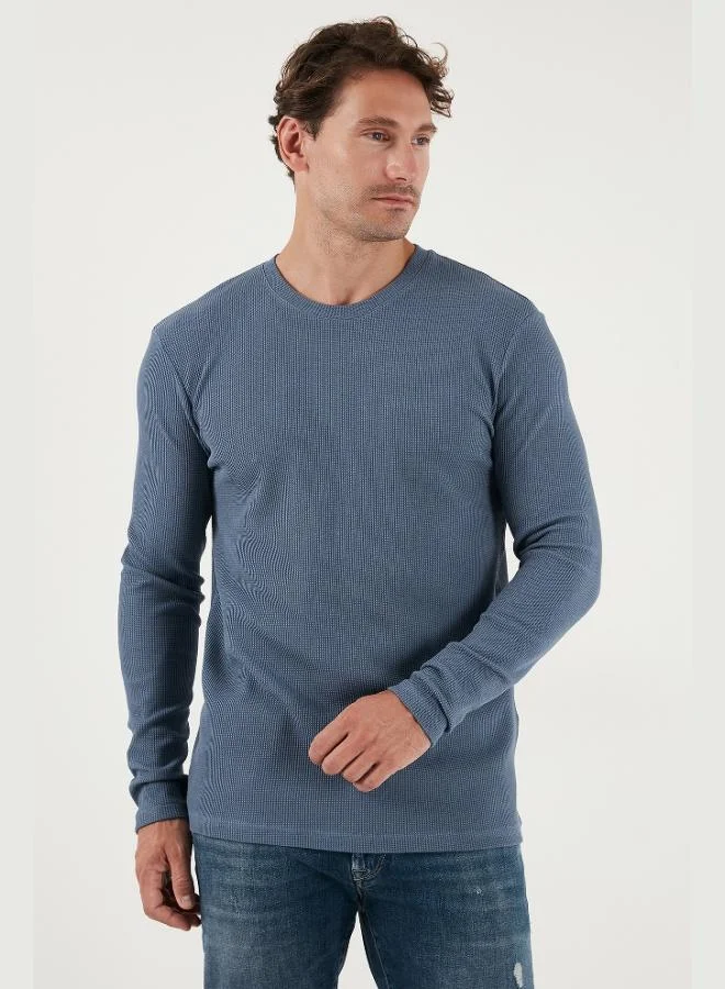 Buratti  Buratti Cotton Crew Neck Slim Fit Basic Sweatshirt Men's SWEAT 5905073 for Men | Best Price UAE