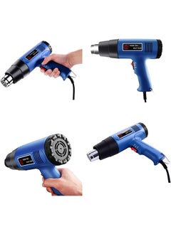 JCB CHIC Corded Electric Heat Gun, 1500W Heavy Duty Hot Air Gun, 2 Modes Adjustable For Paint Stripping, Shrink Wrapping, Bbq. Charcoal Heating, Soldering, Tube Bending, Protection.  - Image 3