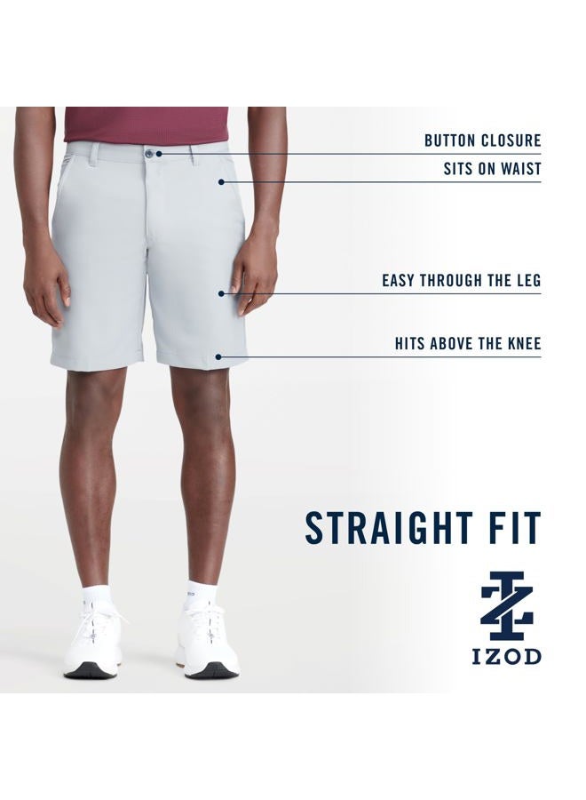 IZOD Men's 9.5" Micro Poly Classic Fit Golf Short, Midnight, 40 - Image 4