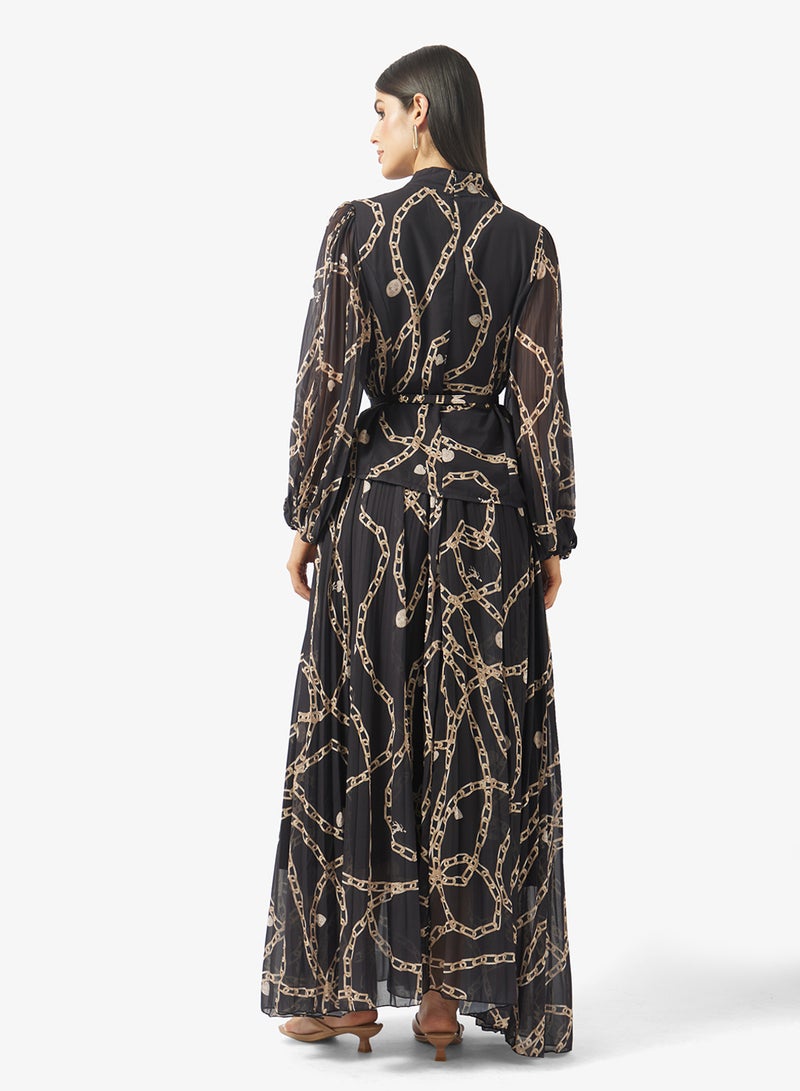 Khizana Printed Top & Skirt Set - Image 2