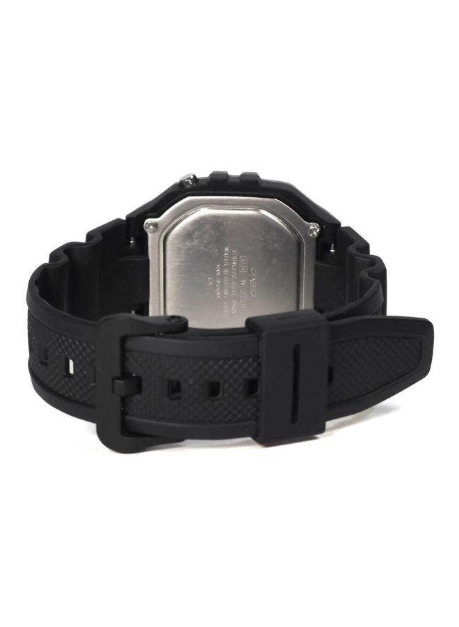CASIO Men Youth Series Water Resistant Digital Watch W-218H-1AVDF - 25 mm - Black - Image 2