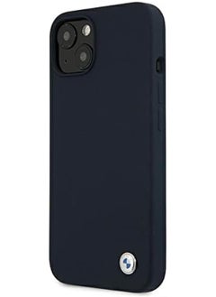 BMW Bmw Liquid Silicone Hard Case Metal Logo For Iphone 13 (6.1 Inches) - Blue  - Image 5
