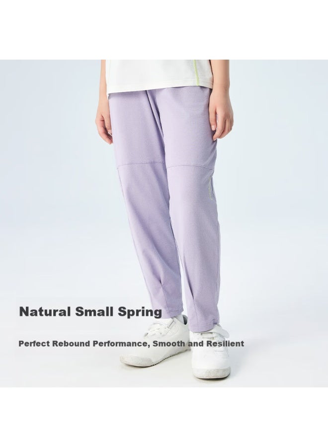 Potatokids Thin Lightweight Long Pants Spring Summer New Breathable Cool Sports Pants Forest Green 150 - Image 2
