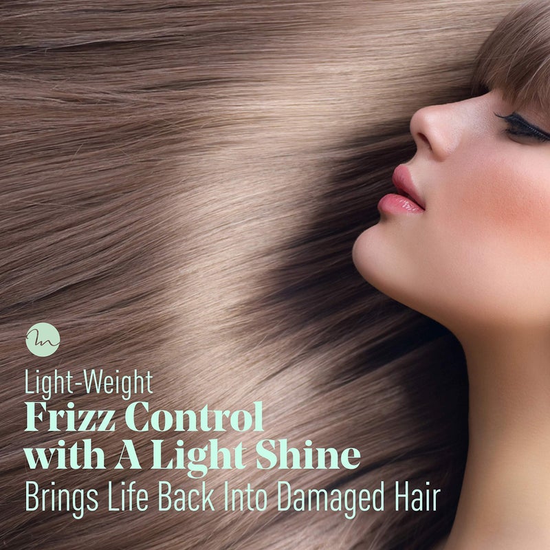 MINT Professional Series Hydrating Heat Protectant for Hair Extremely Light Weight Hair Smoothing Cream with Frizz Control for Damaged, Curly or Frizzy Hair | Thermal Protection Styling Cream - Image 4