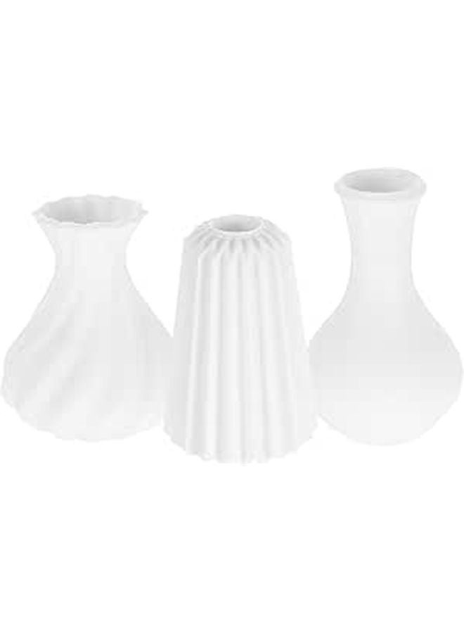 White Miniature Dollhouse Container Set DIY Micro Landscape Accessories - Image 1