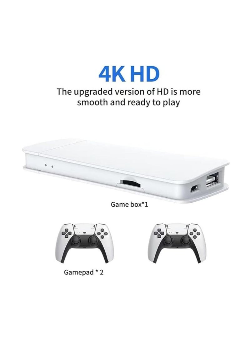 Retro Wireless Game Console M15, Plug  Play Video Game TV Game Stick 128G with 30000+ Games, 2.4G 4K HDMI Stick Gaming Wireless Controller - Image 4