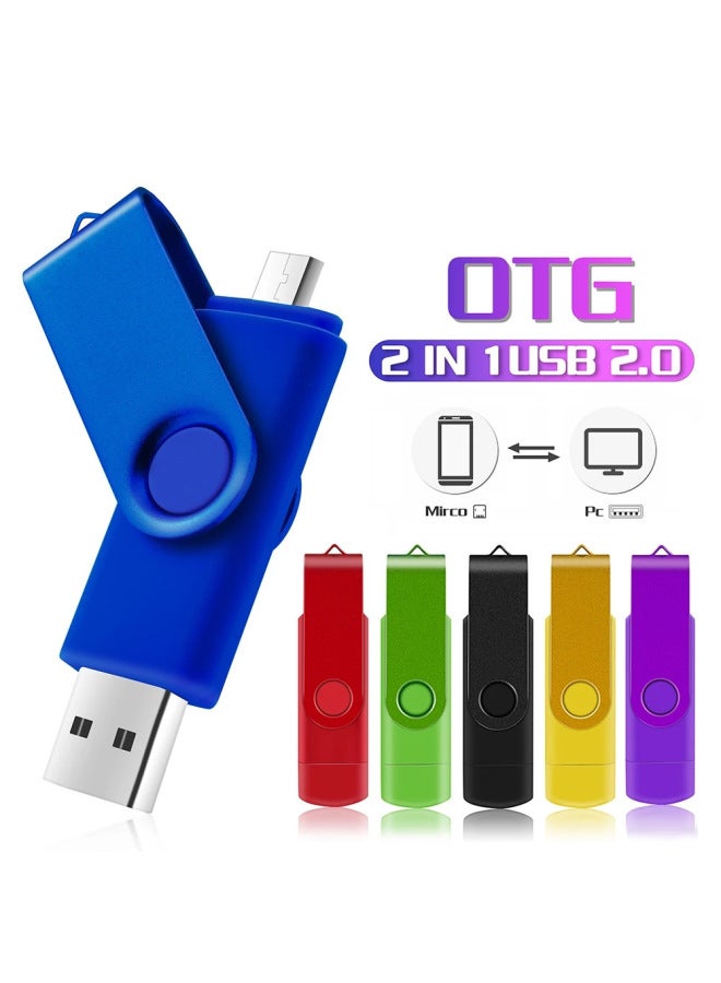 High-speed Usb2.0 3.0 Mobile Phone Mobile USB OTG Android Computer Dual-use Gift Lettering USB Wholesale-Color:Blue-Capacity:3.0 128GB - Image 2