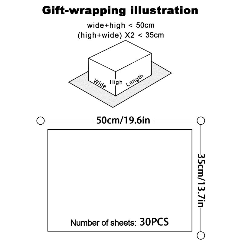 KINBOM 30pcs 35 x 50cm/ 13.8 x 19.7 inch Butterfly Tissue Paper, Rose Gold Wrapping Paper Sheets Metallic Packing for DIY Crafts Baby Showers Birthday Wedding Gift Bags - Image 2