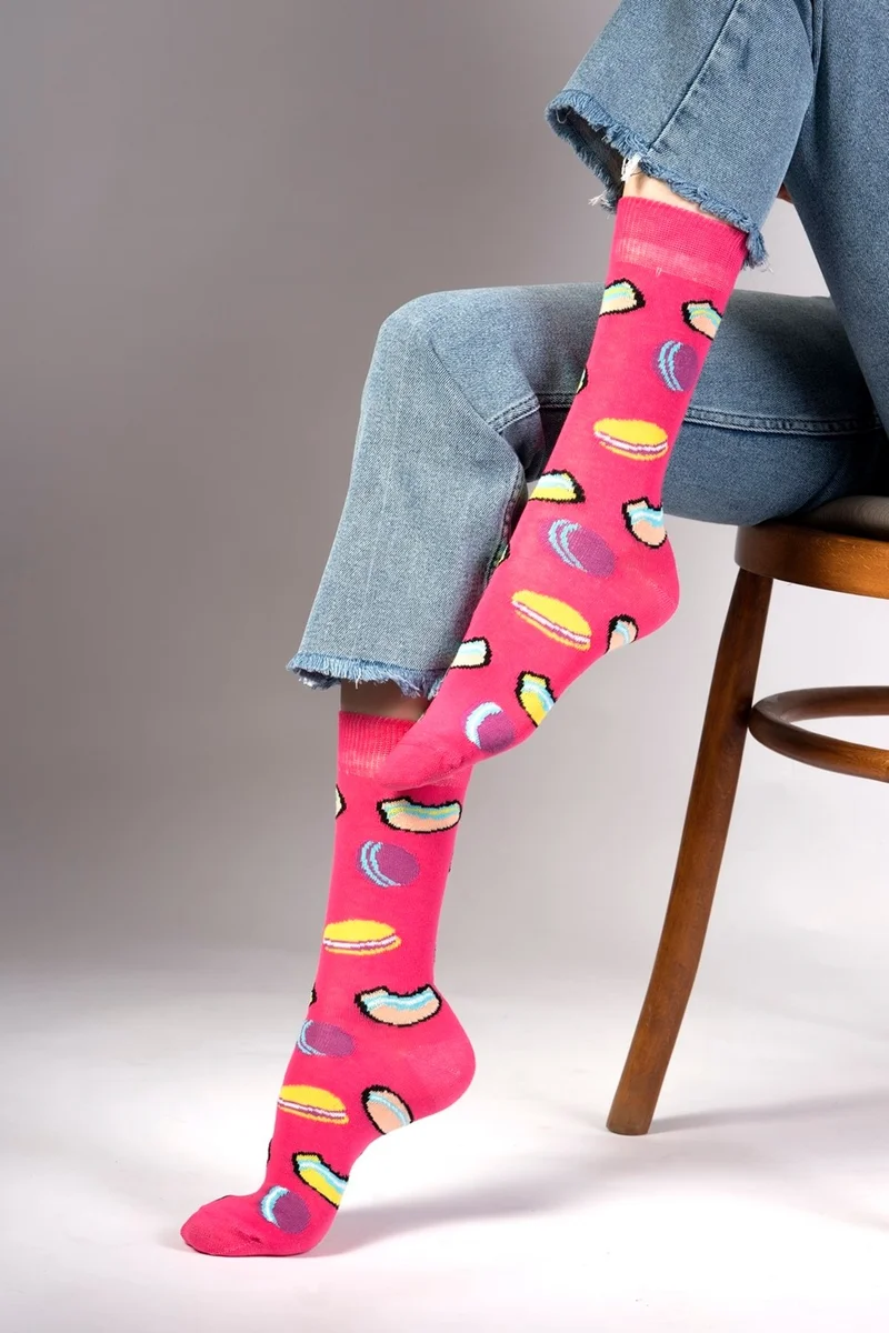 اوزي سوكس Set of 4 Geometric Patterns Women's Socks