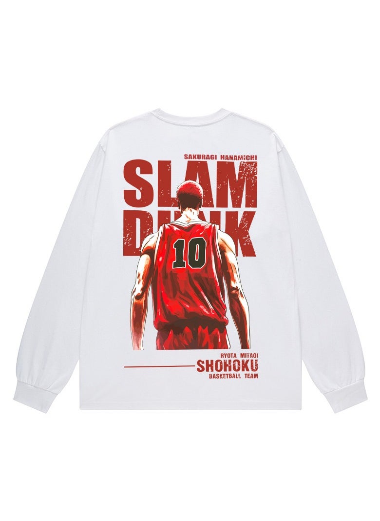 KUYING New Anime Slam Dunk Long Sleeve T-shirt  - Image 1