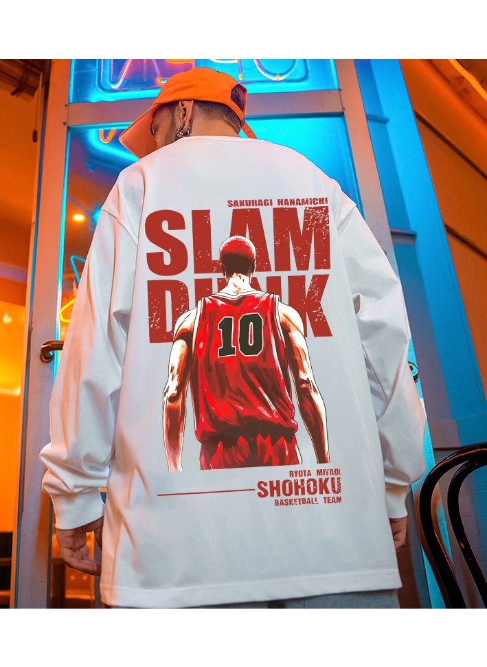 KUYING New Anime Slam Dunk Long Sleeve T-shirt  - Image 2