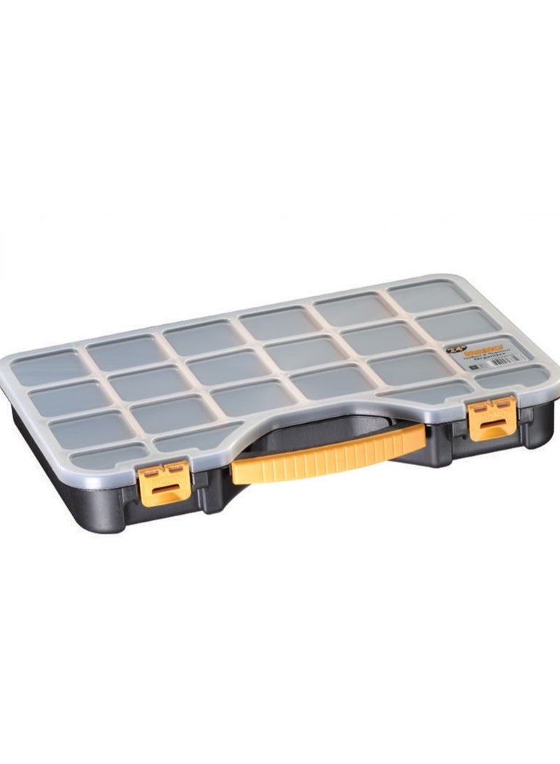Mano ORG 24" Tools Organizer (510 mm x 347 mm x 71 mm) – High-Quality Plastic Case with 20 Versatile Dividers and Secure Plastic Lock - Image 2
