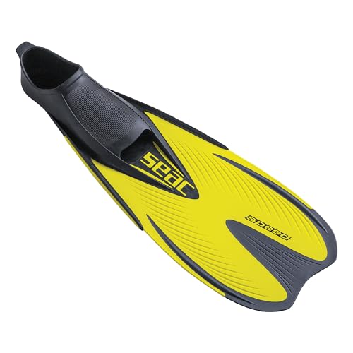Seac Speed, Snorkeling Fins for Woman, Man and Child with Closed Foot Pocket, Made in Italy - Image 1