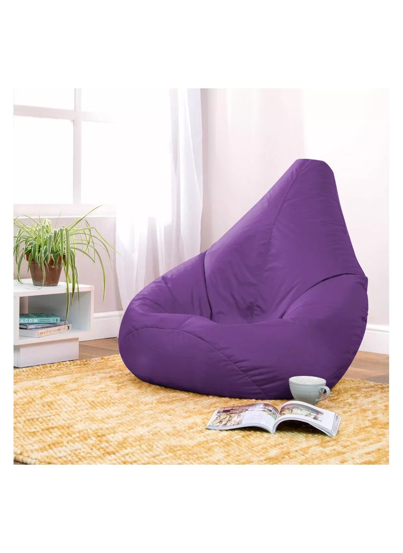Comfy كيس حبوب كبير مريح من الجلد المدبوغ باللون الأرجواني للبالغين مع حشوة حبوب مرنة  - Image 3