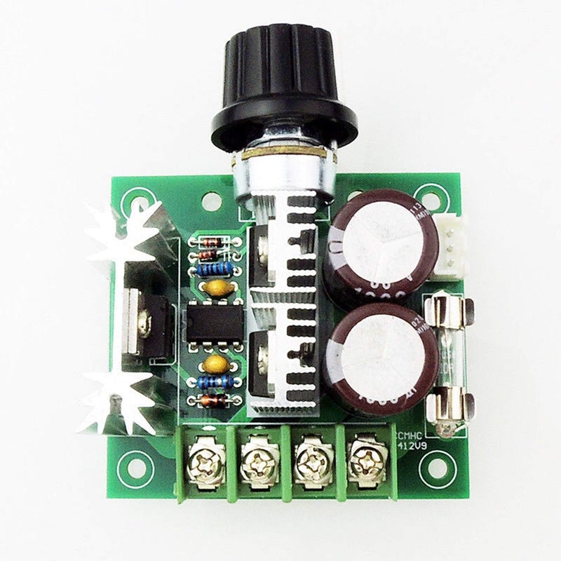 Greartisan 12V-40V 10A DC Motor Speed Controller PWM Variable Speed Regulator Governor Switch CCMHCN with Speed Control Knob - Image 1