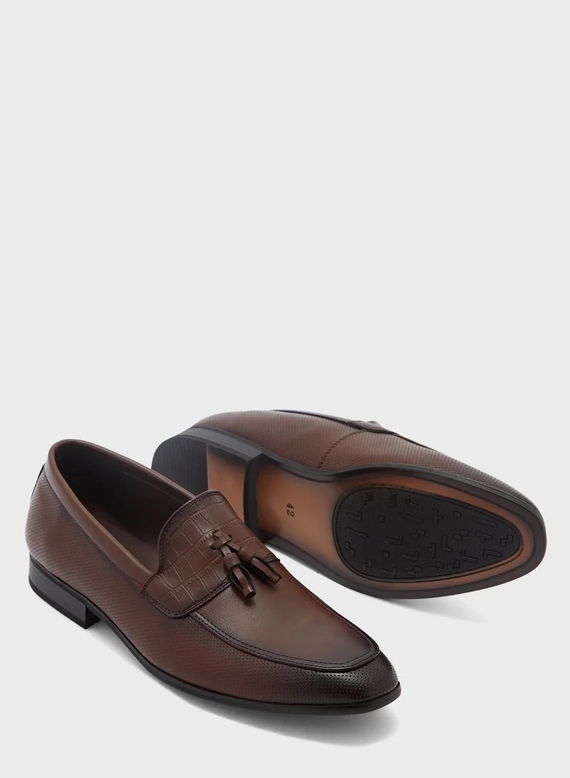 Robert Wood Tassel Detail Formal Slip Ons