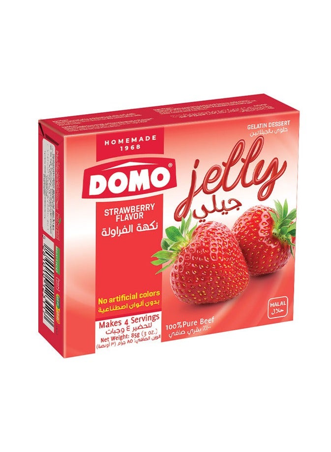 Domo Jelly Beef Strawberry 85g