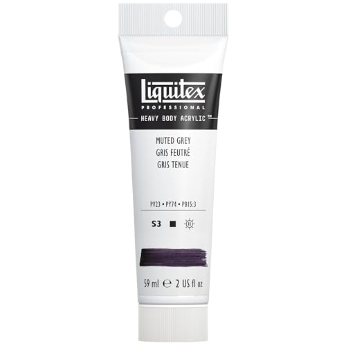 Liquitex Special Release Muted Collection, Heavy Body Acrylic Paint 2-oz Tube - Muted Grey - Image 1