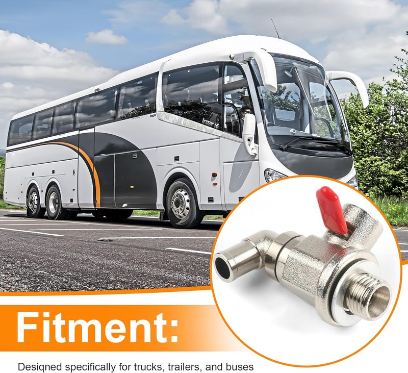 Camotokiit Oil Drain Valve with Removable L-Shape Hose End Combo - Image 4
