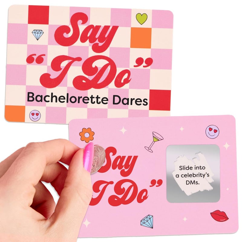 xo, Fetti xo Fetti Bachelorette Scratch Off Card Game Gift 25 Dares Bachelorette Party Decorations Bride to Be Gag Gift Bridesmaid Favors Bridal Shower Supplies Dare Girls Night Out - Image 2