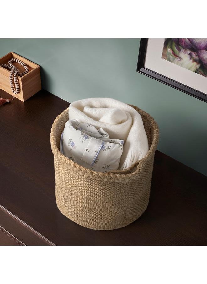 Generic Basket, jute/braided, 26x25x25 cm  - Image 2
