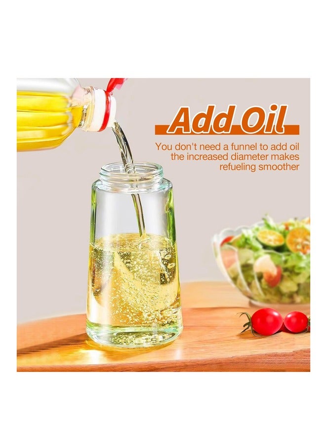 مرشة زيت الزيتون، الطهي 2 في 1,16 أوقية (470 مللي) علبة رشاش المطبخ للأغراض المزدوجة، مقلاة الهواء، المطبخ، الطهي، الشي، السلطة (1) - Image 4