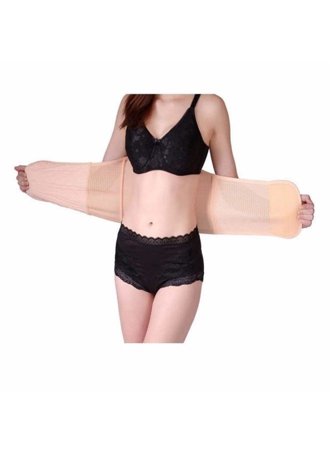 Quupy 37x9 Postpartum Belly Wrap Breathable Girdle Postnatal Recovery Belly Abdominal Binder Maternity Pregnancy Support Waist Trimmer Slimming Belt  - Image 3