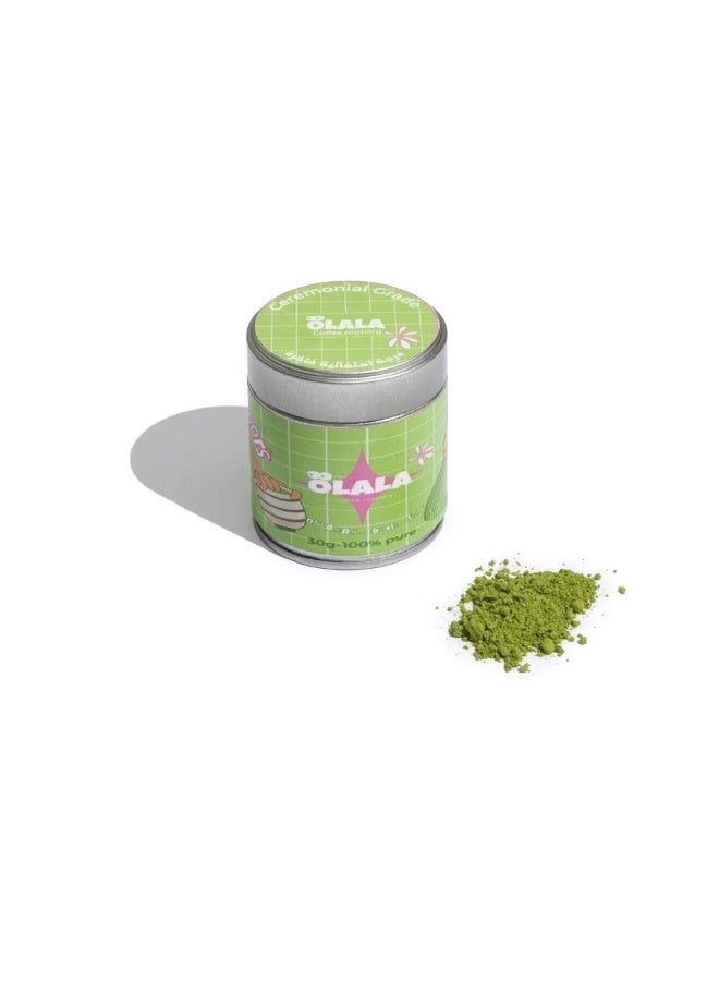 Olala Premium Ceremonial Grade Matcha 30g - Image 2