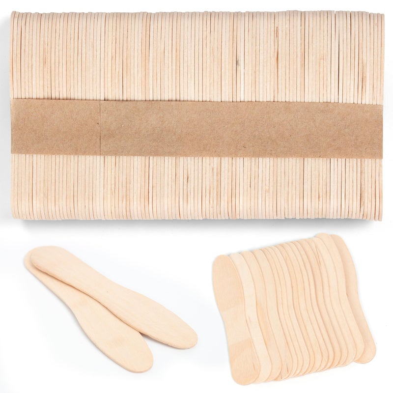 ANTETOK Wooden Ice Cream Spoons 3 Inch,100Pcs Mini Disposable Wooden Spoons,Small Dessert Spoons, Natural Biodegradable Wooden Spoons for Parties, Weddings, Camping - Image 1