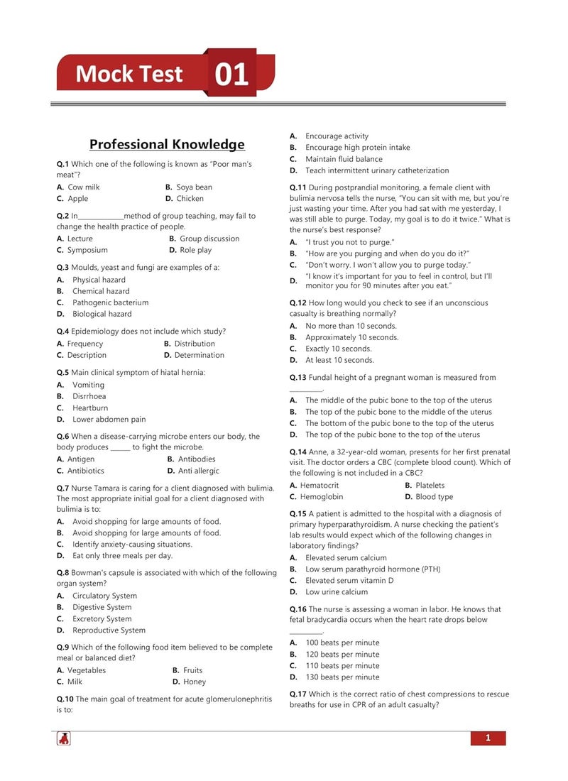 EduGorilla UP NHM CHO : Community Health Officer Book 2024 (English Edition) - 10 Full Length Mock Tests (1000 Solved Questions) with Free Access to Online Tests  - Image 4