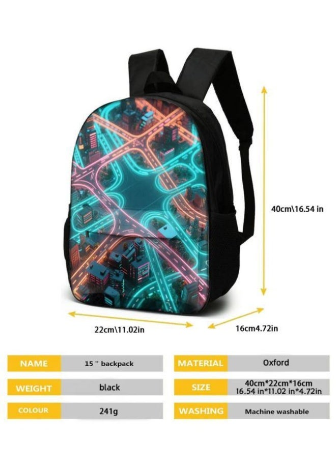 [Super new special offer] Cartoon theme bag three-piece set | double-shoulder + hand-held + storage pen bag | gift self-use good-looking - 94  - Image 5