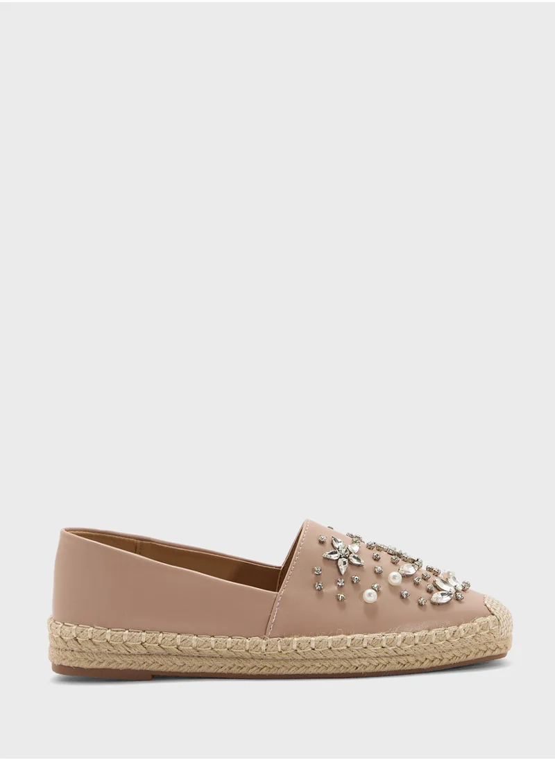ايلا Floral Diamante Espadrille