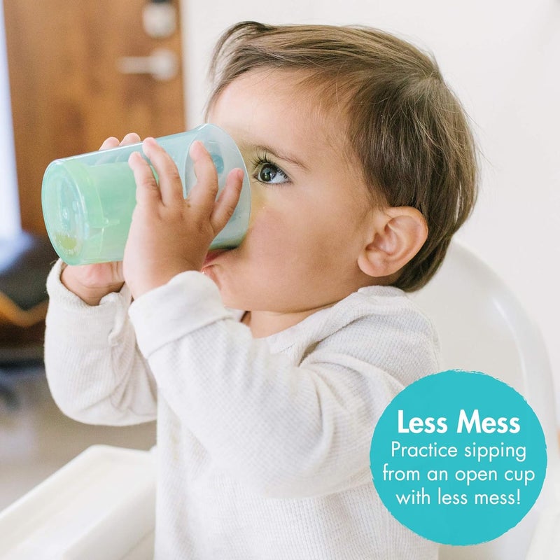 The First Years My First Open Cup - 2 Count Training Cups with Removable Spill Control Insert for Toddlers - Image 3