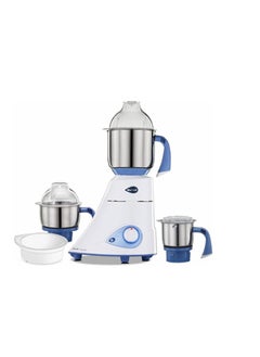 Preethi Blue Leaf Diamond 750-Watt Mixer Grinder with 3 Jars, Blue/White