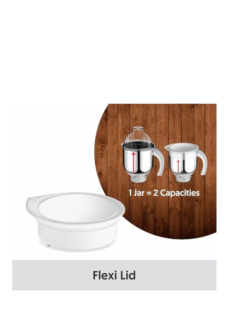 Generic - Preethi Blue Leaf Diamond 750-Watt Mixer Grinder with 3 Jars, Blue/White - Image 1