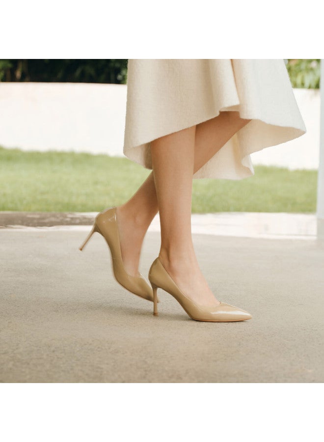 73hours Liu Yifei Heba Same Style Women's Shoes, Brittany25 New Upgraded Version Comfortable Thin High Heels, Commuter Shallow Mouth Pumps - Image 3
