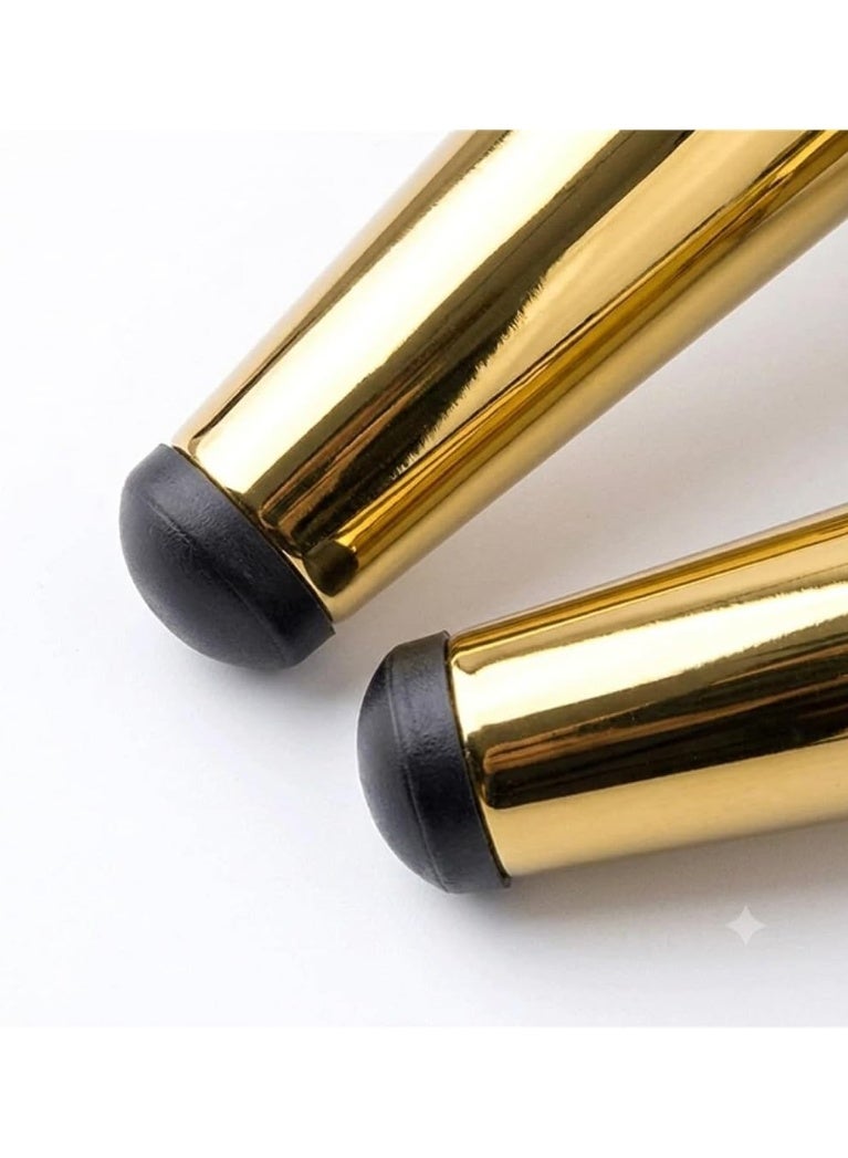 4 Pcs Gold Furniture Legs, 15 cm, Glossy Gold Sofa Legs, Cabinet Legs, Wardrobe Legs, Dresser & Nightstand Legs with Mounting Screws - Image 5