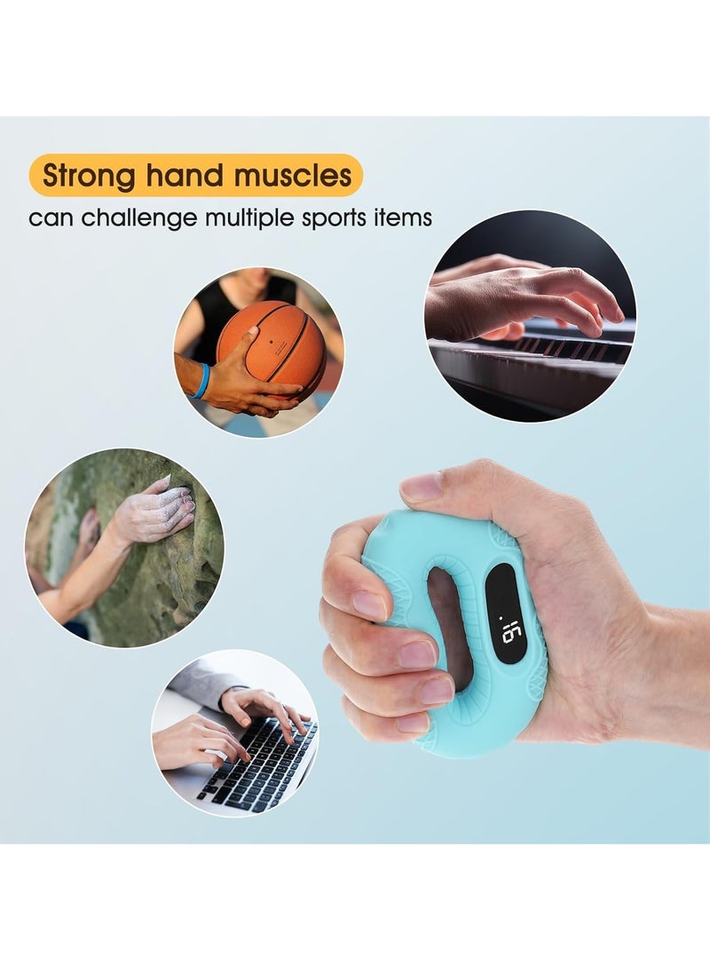 Generic Grip Strength Trainer, Hand Dynamometer, Hand Grip Strengthener, Exercise Your Arms, Wrist, Electronic Hand Grip Strength Tester For Sport Home School Use  - Image 2