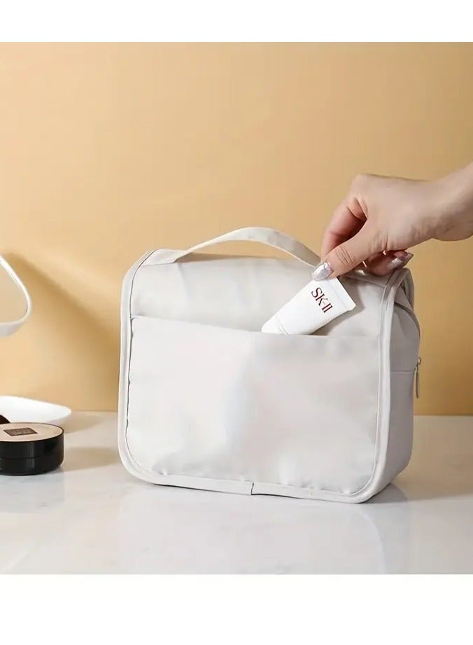 Rozino Womens Deluxe Travel Makeup Bag - Spacious, Water Resistant, with Handy Hanging Hook - Perfect Portable Cosmetic Organizer for On-the-Go Beauty - Image 2