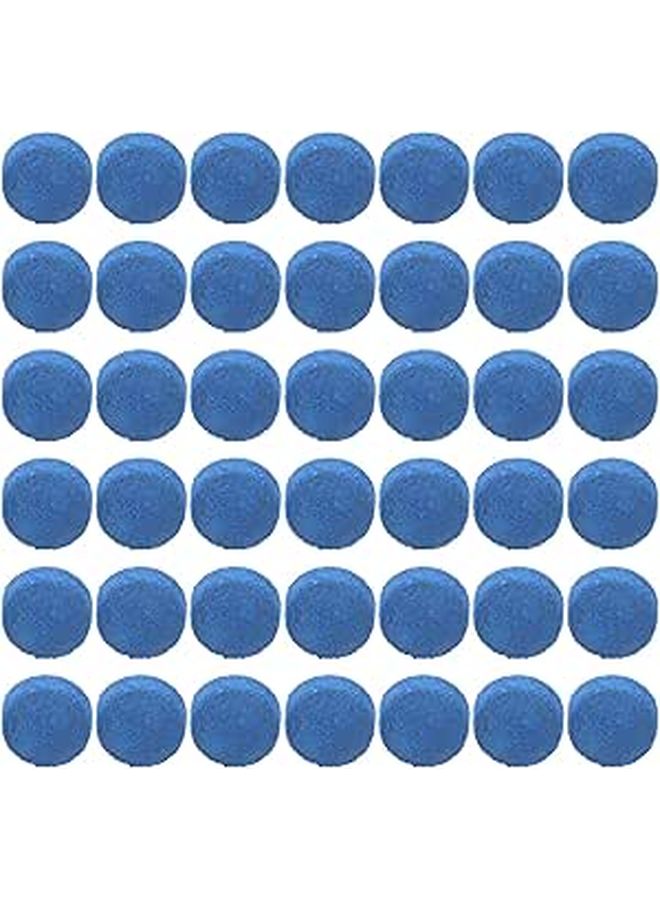 50 Pieces Leather Pool Cue Tips Replacement Set Snooker Billiard Bridge Accessory - Image 1