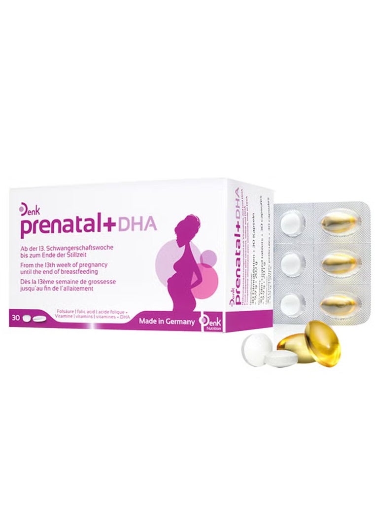Denk Prenatal + DHA Tablets 30S  - Image 1